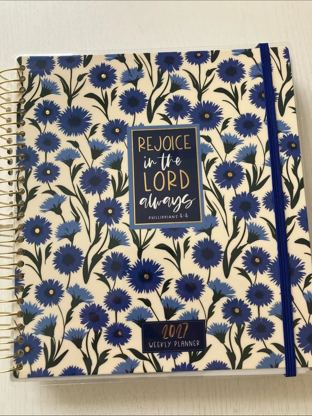 The Creative Expert 17 Month Planner-Rejoice In The Lord Always 8/26-12/27 NWT